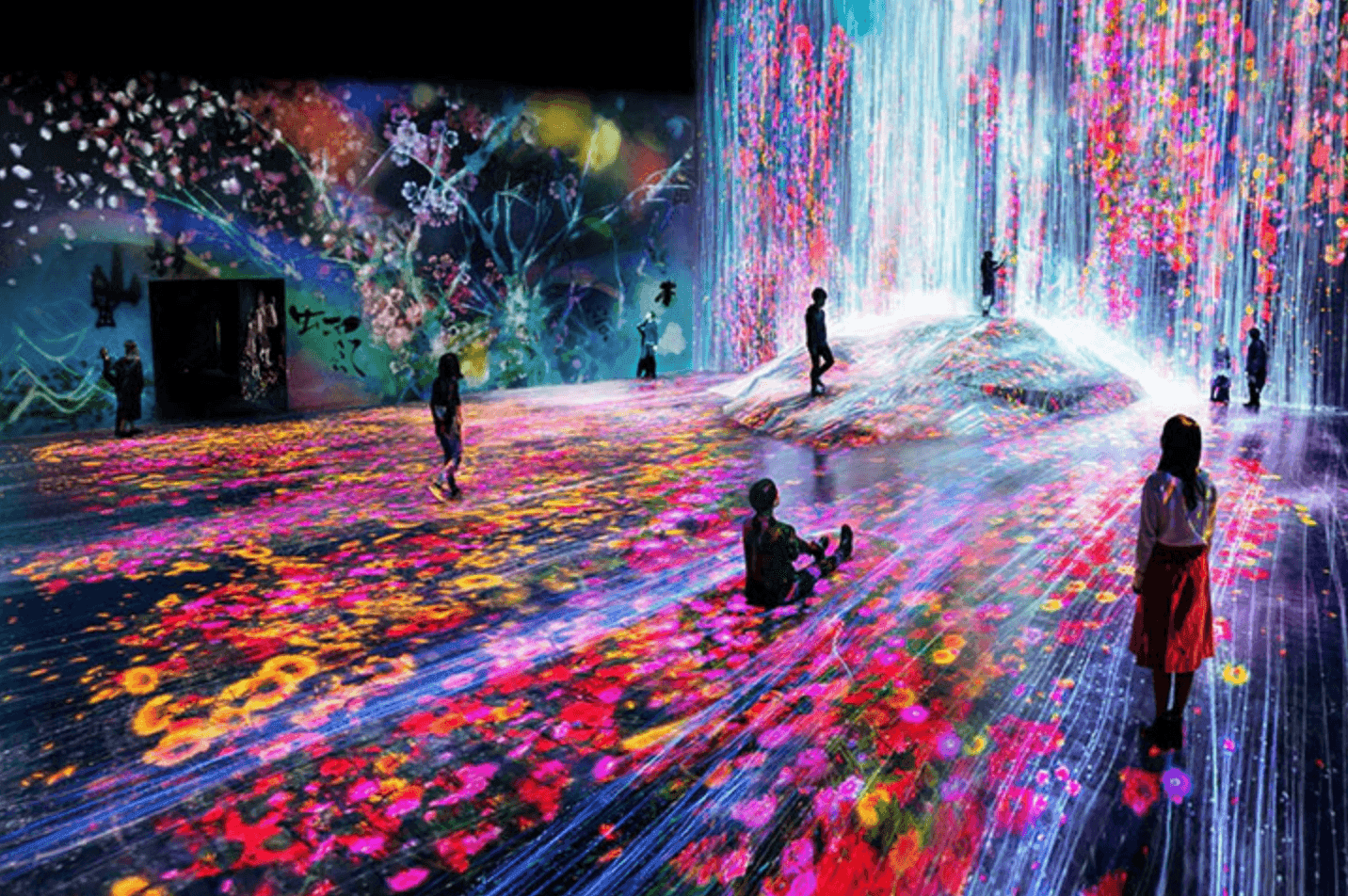 teamLab Borderless, adaptive environments where no two visits are the same
